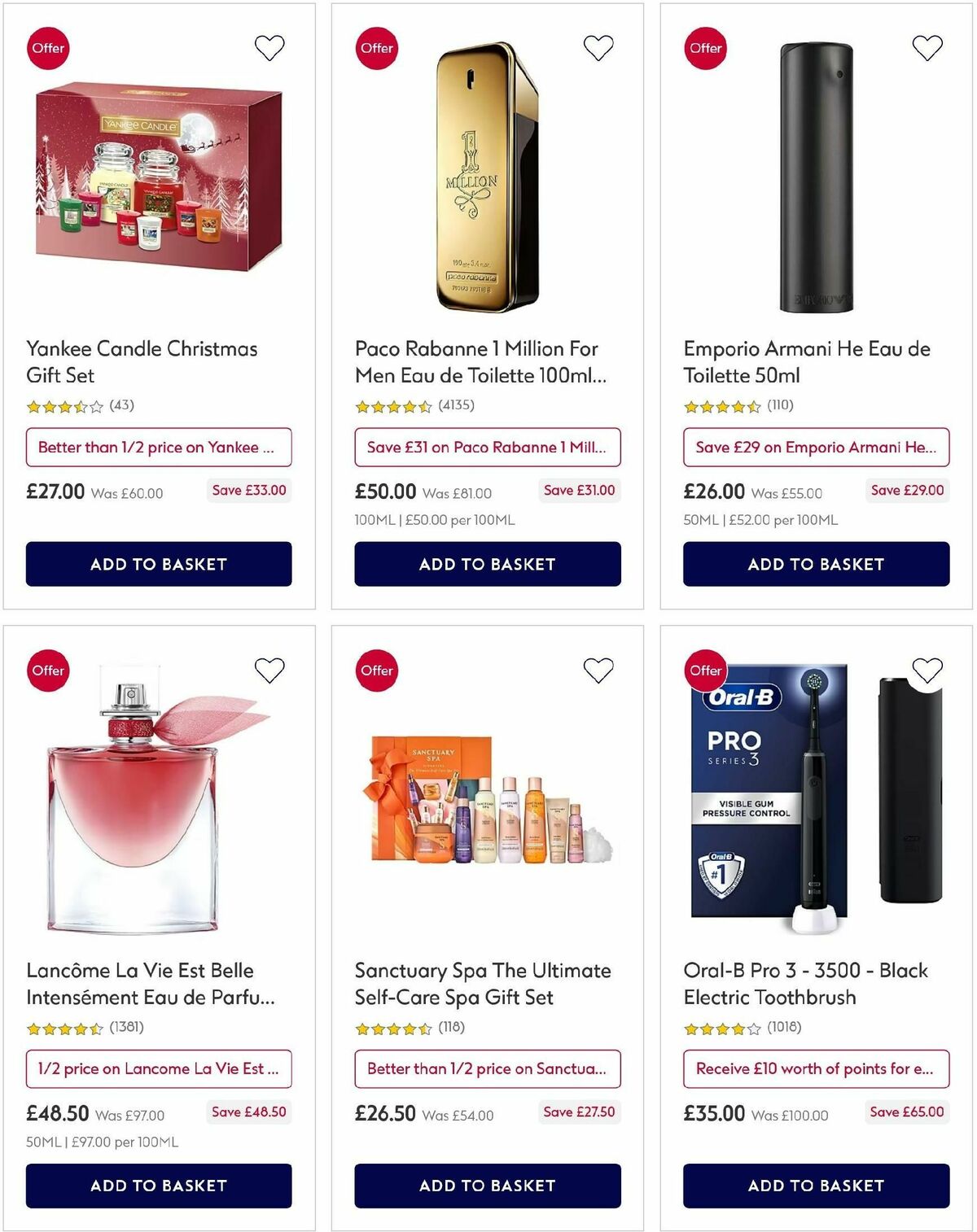 Boots Offers from 27 November