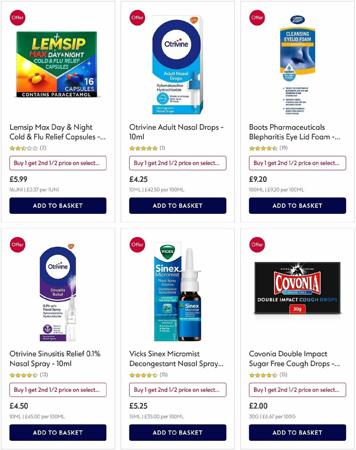 Boots Offers from 6 December