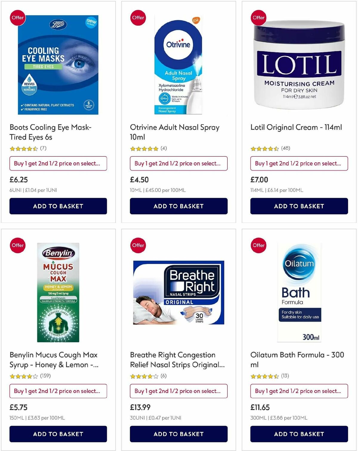 Boots Offers from 6 December