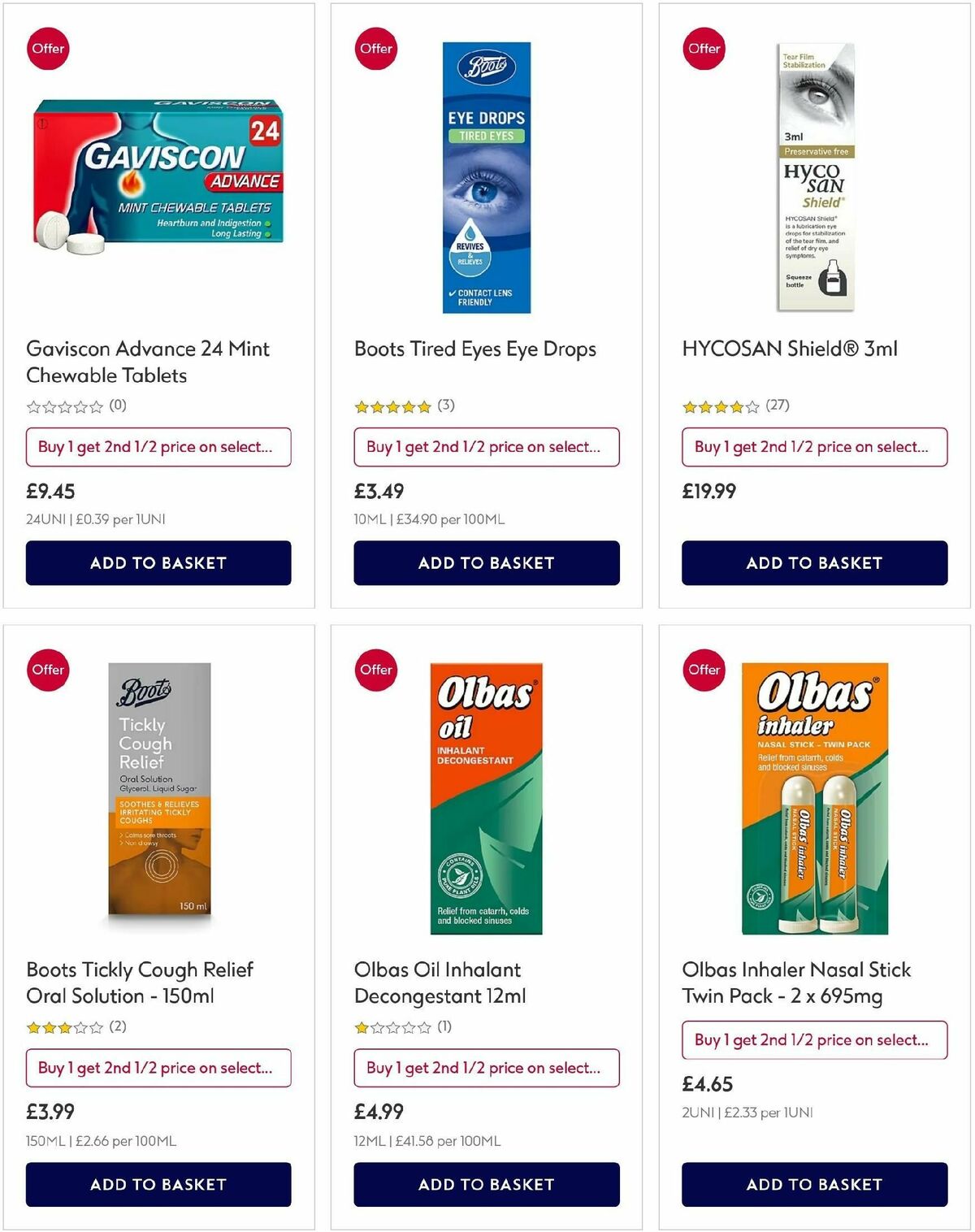 Boots Offers from 6 December