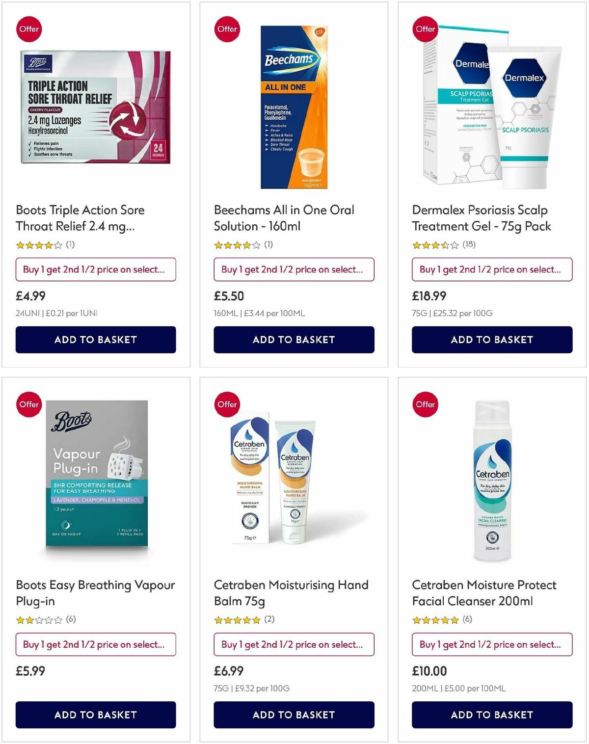 Boots Offers from 6 December