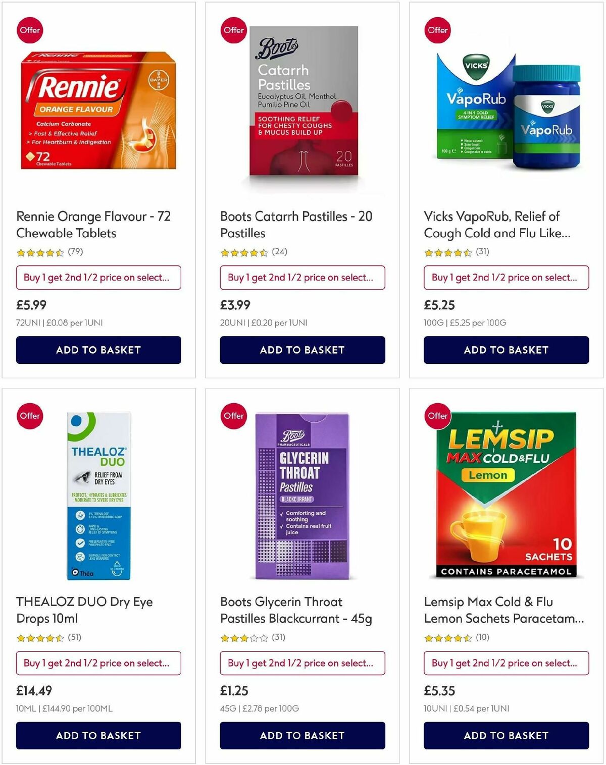 Boots Offers from 6 December