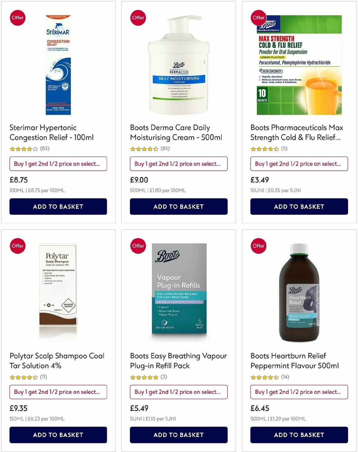 Boots Offers from 6 December