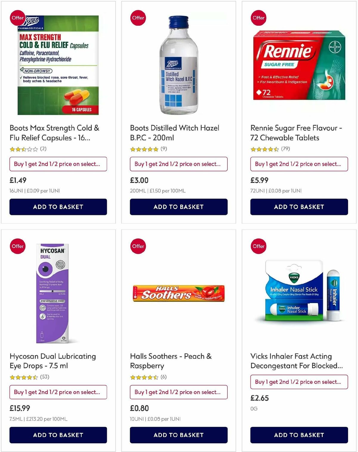 Boots Offers from 6 December