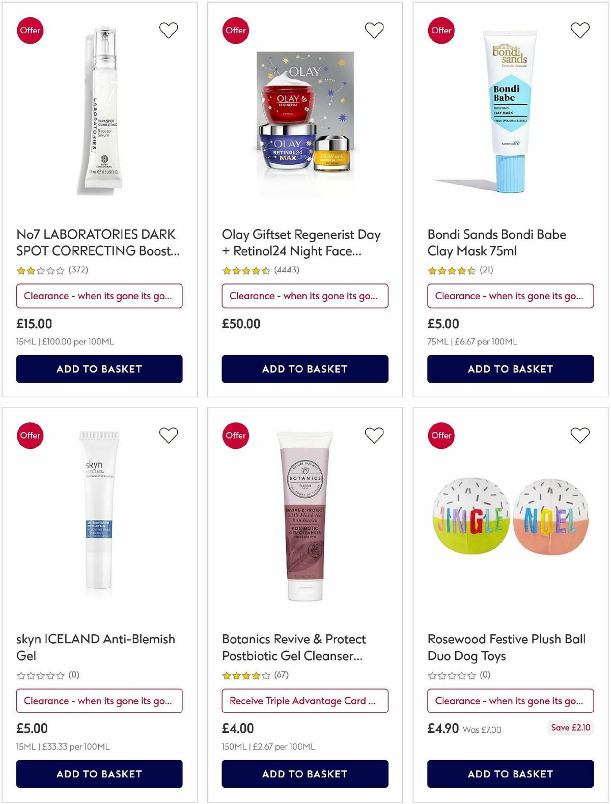 Boots Offers from 6 January