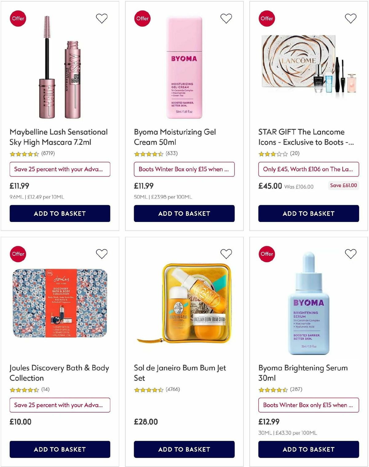 Boots Valentine's Day Offers from 22 January