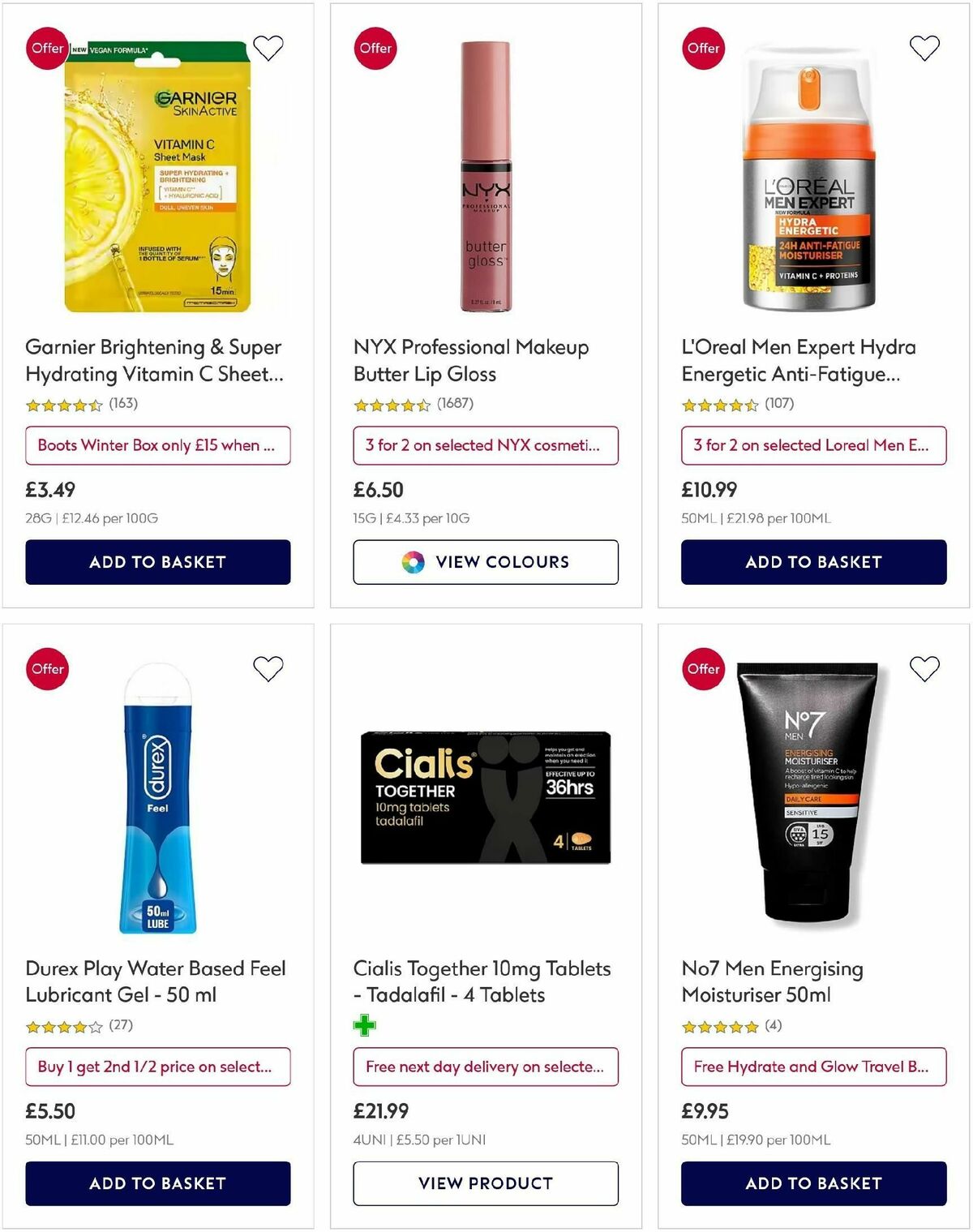 Boots Valentine's Day Offers from 22 January