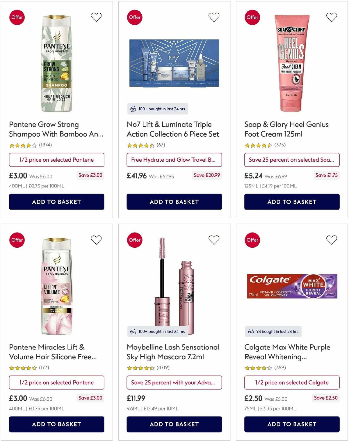 Boots Offers from 24 January