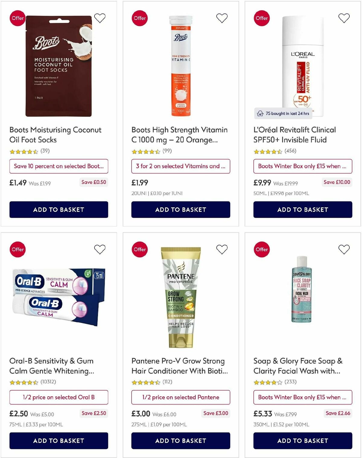 Boots Offers from 24 January