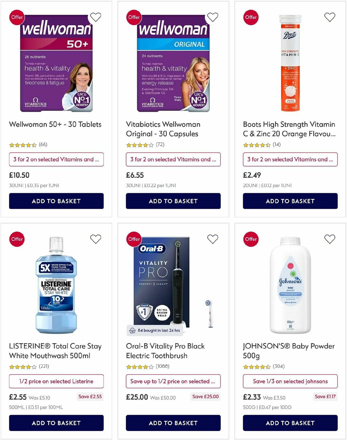 Boots Offers from 24 January