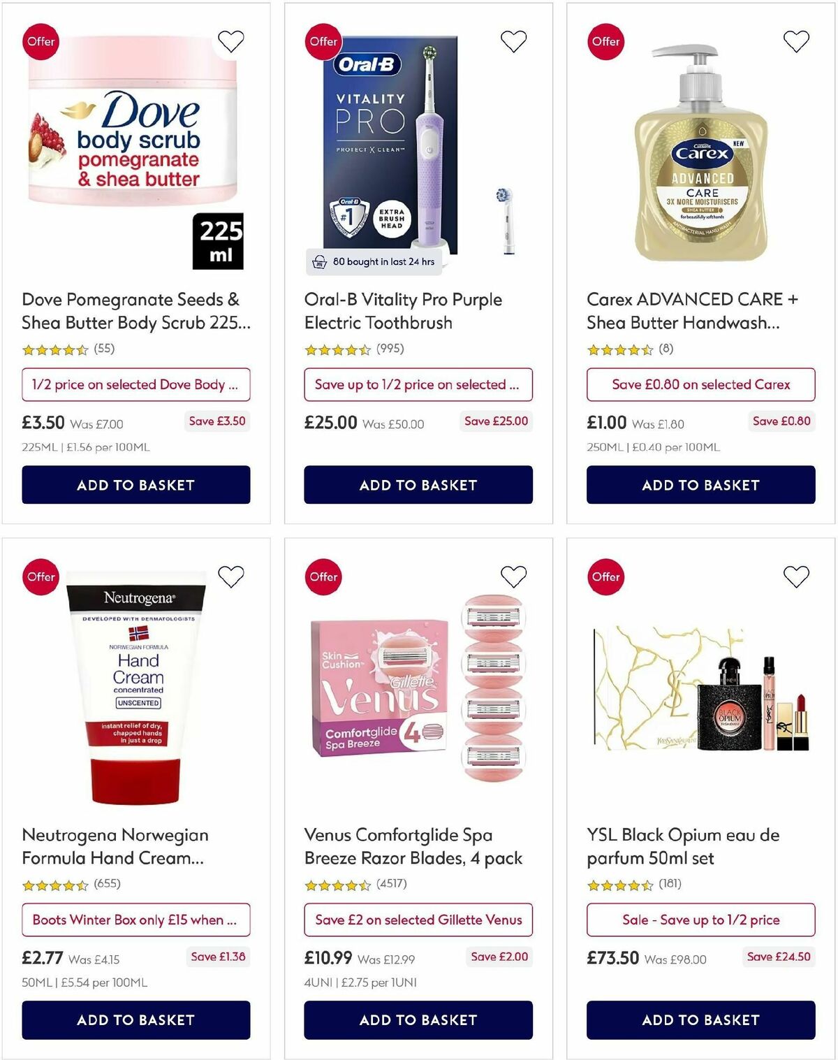 Boots Offers from 24 January