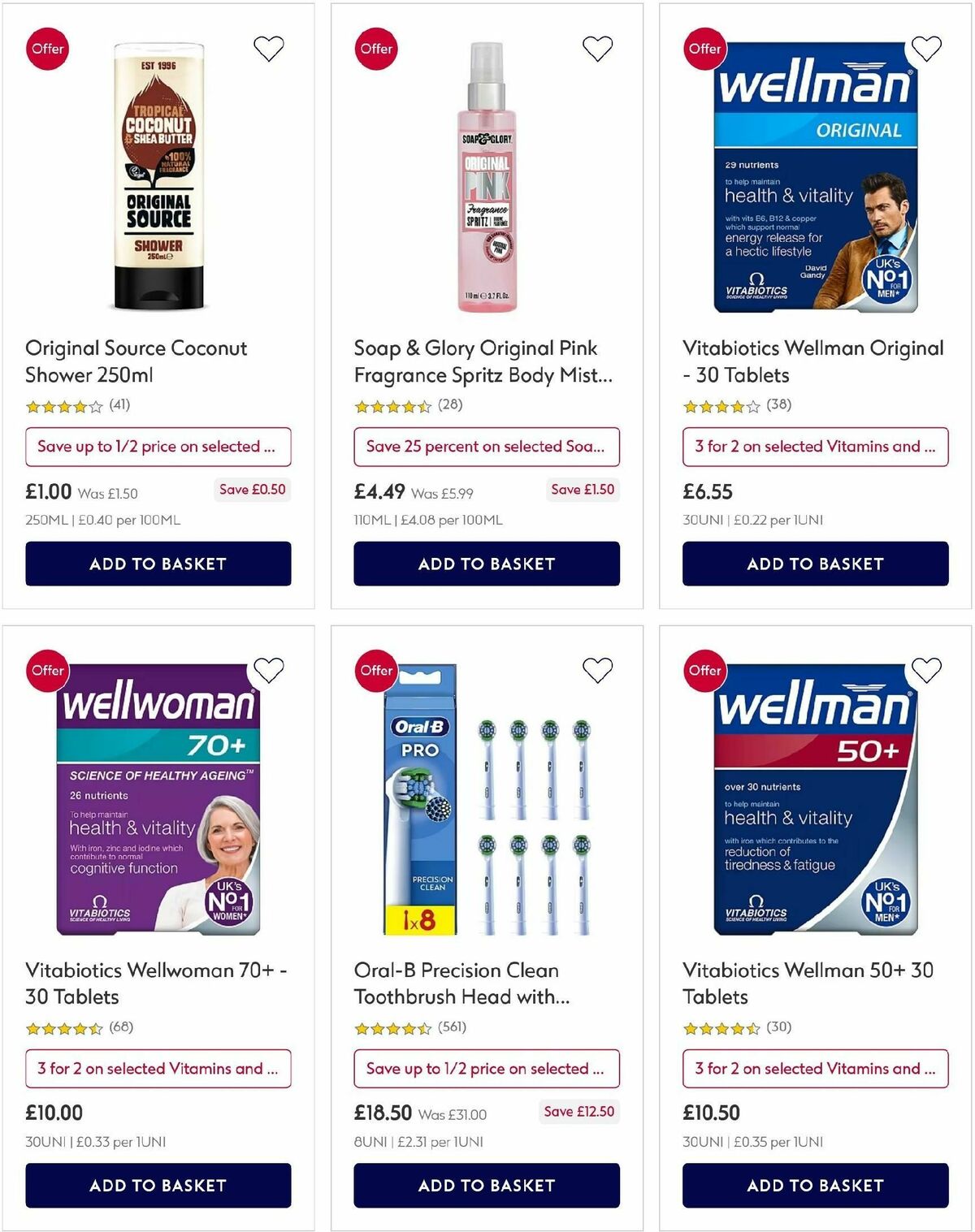 Boots Offers from 24 January