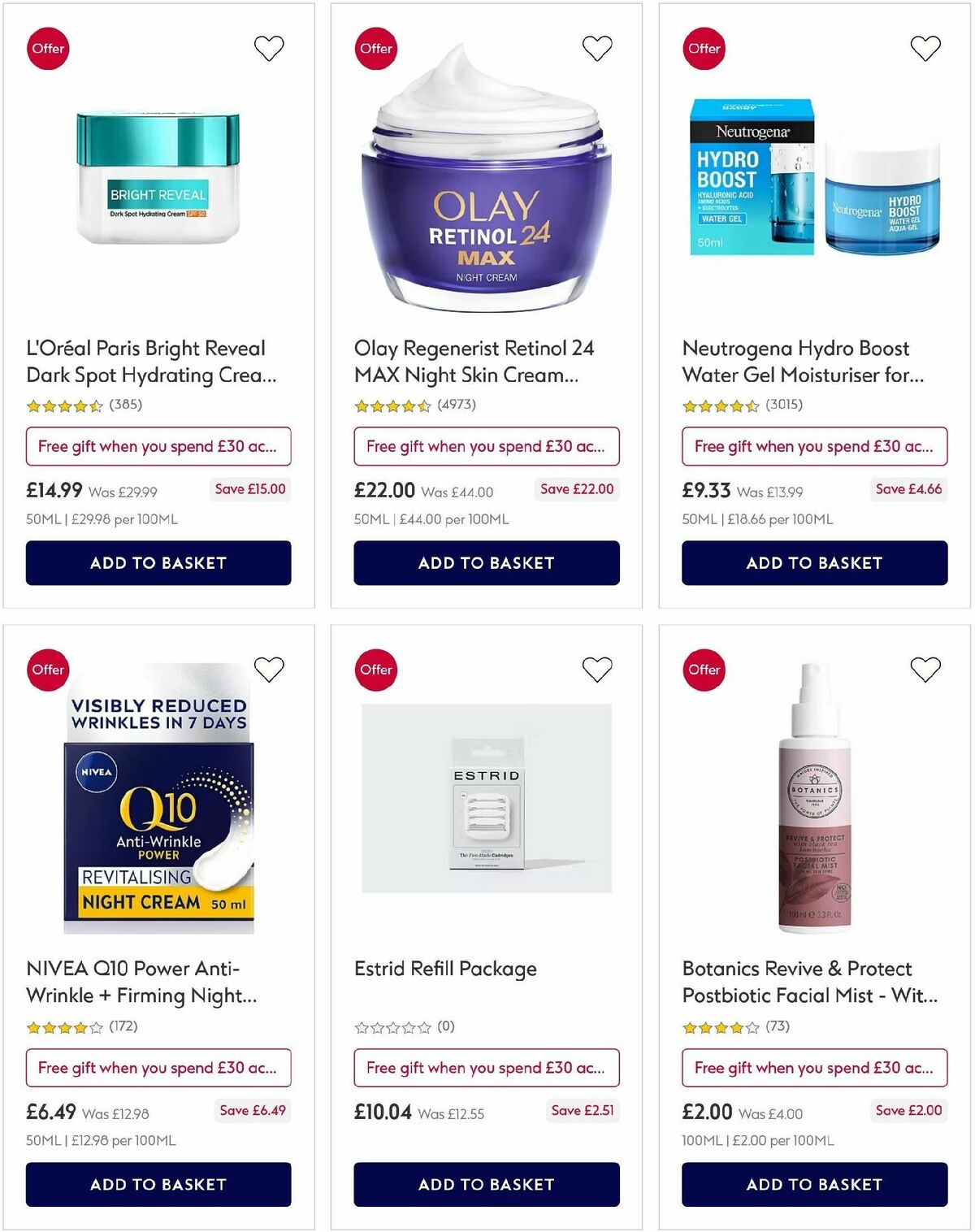 Boots Offers from 4 April