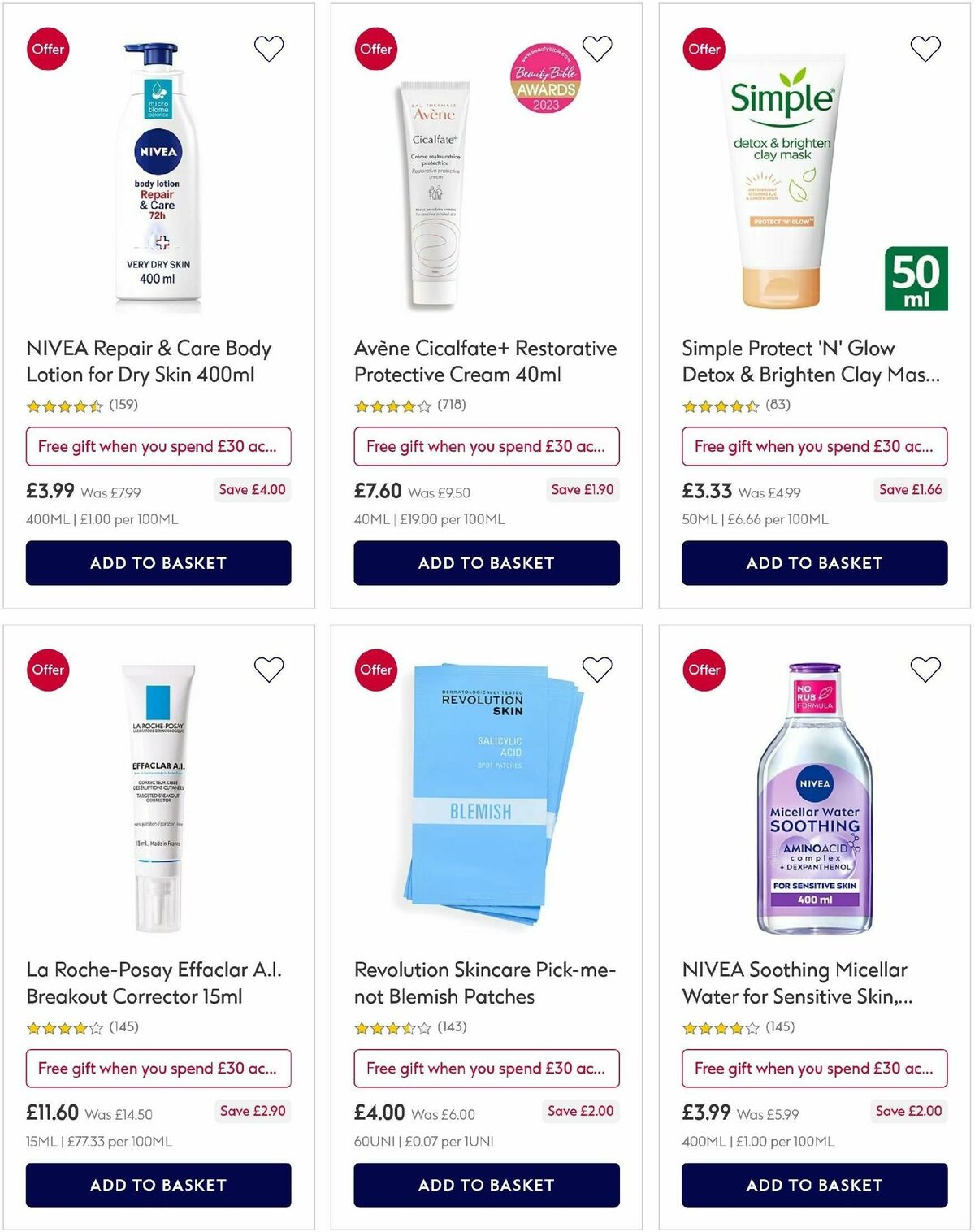 Boots Offers from 4 April