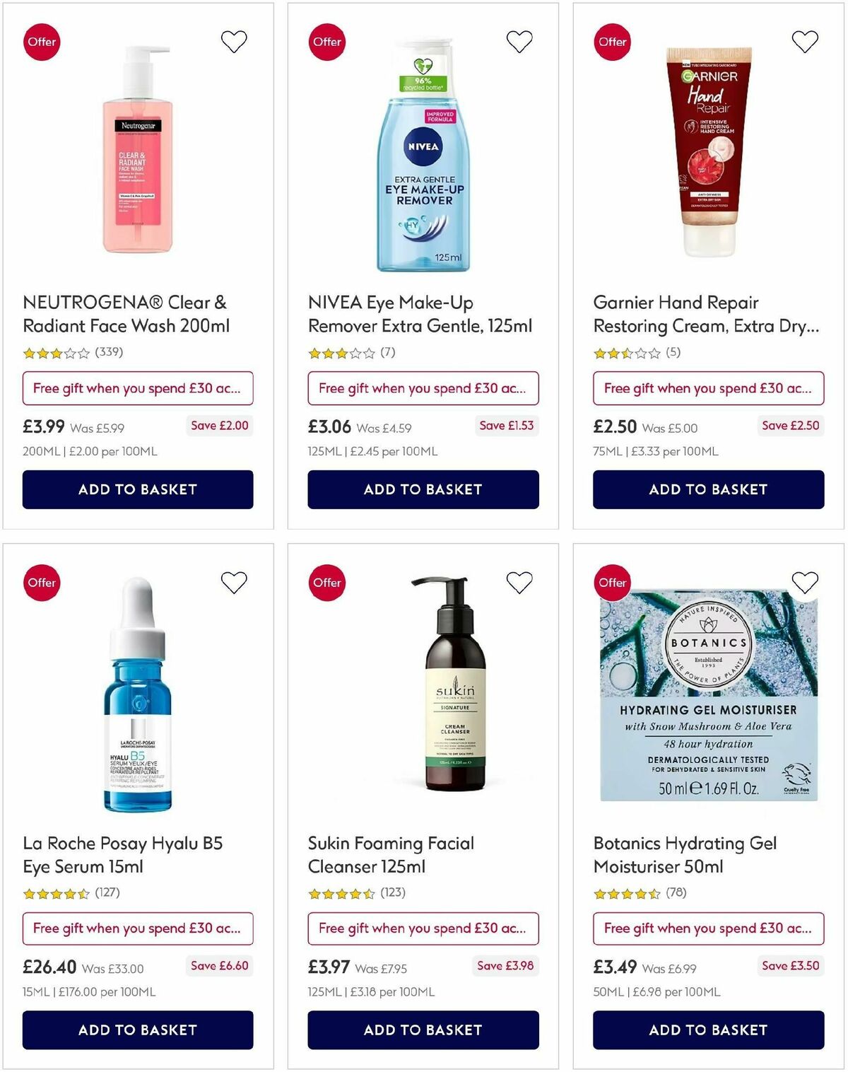 Boots Offers from 4 April