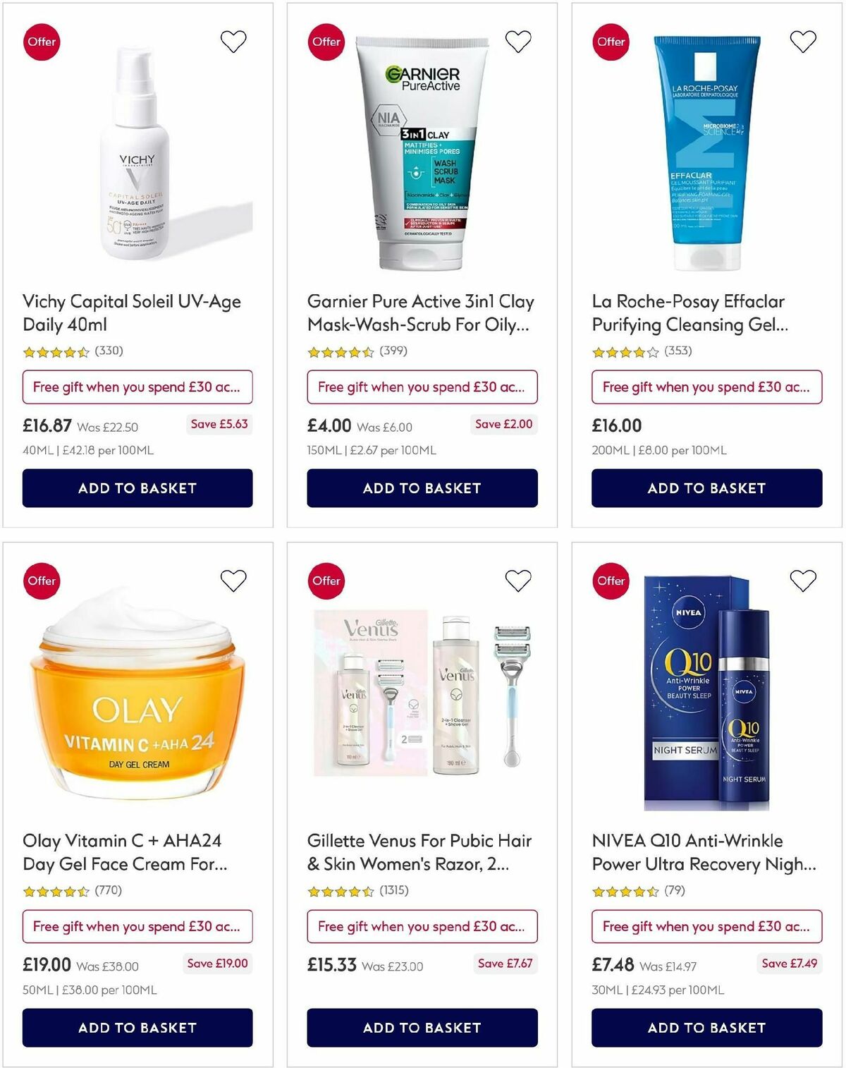 Boots Offers from 4 April