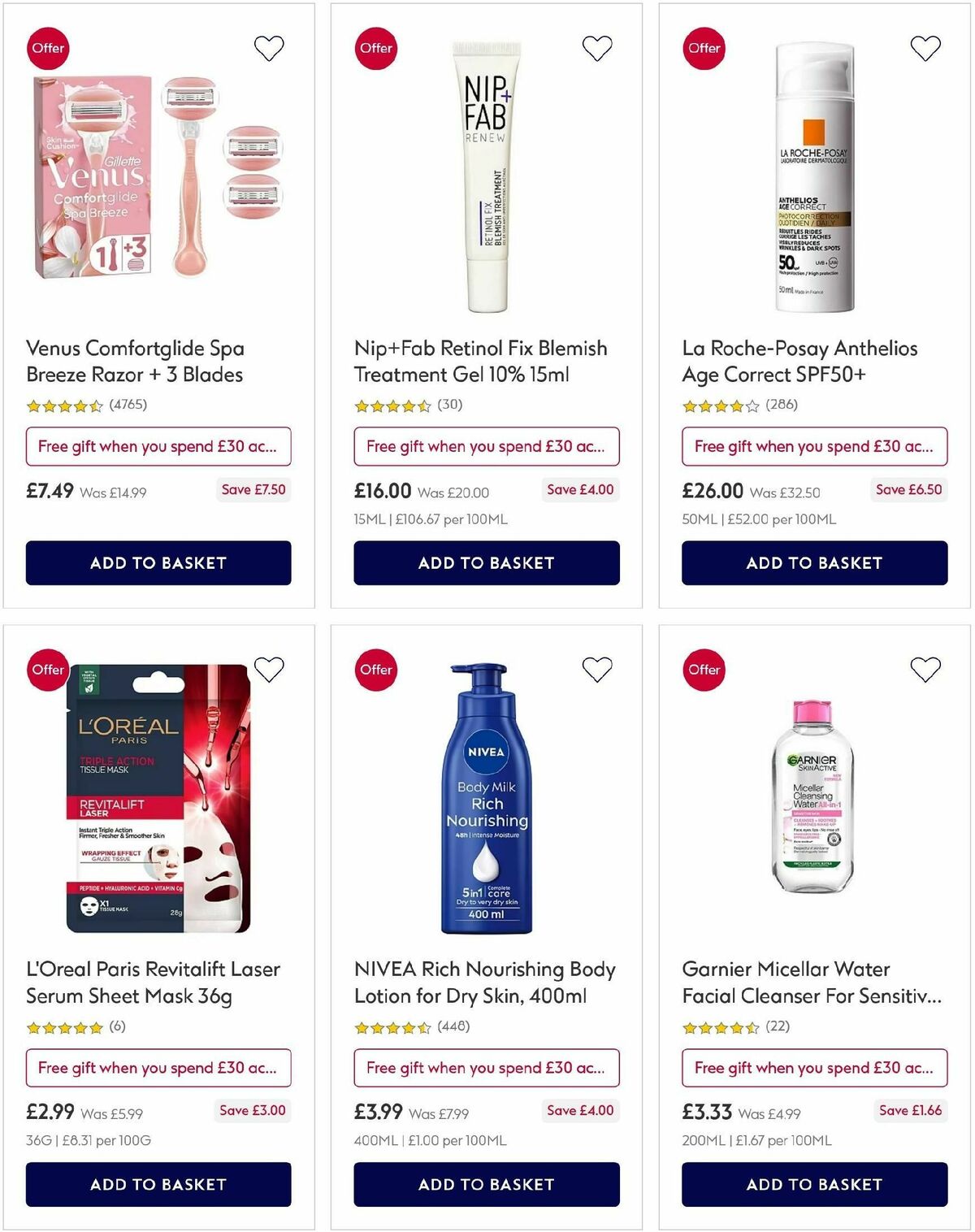 Boots Offers from 4 April