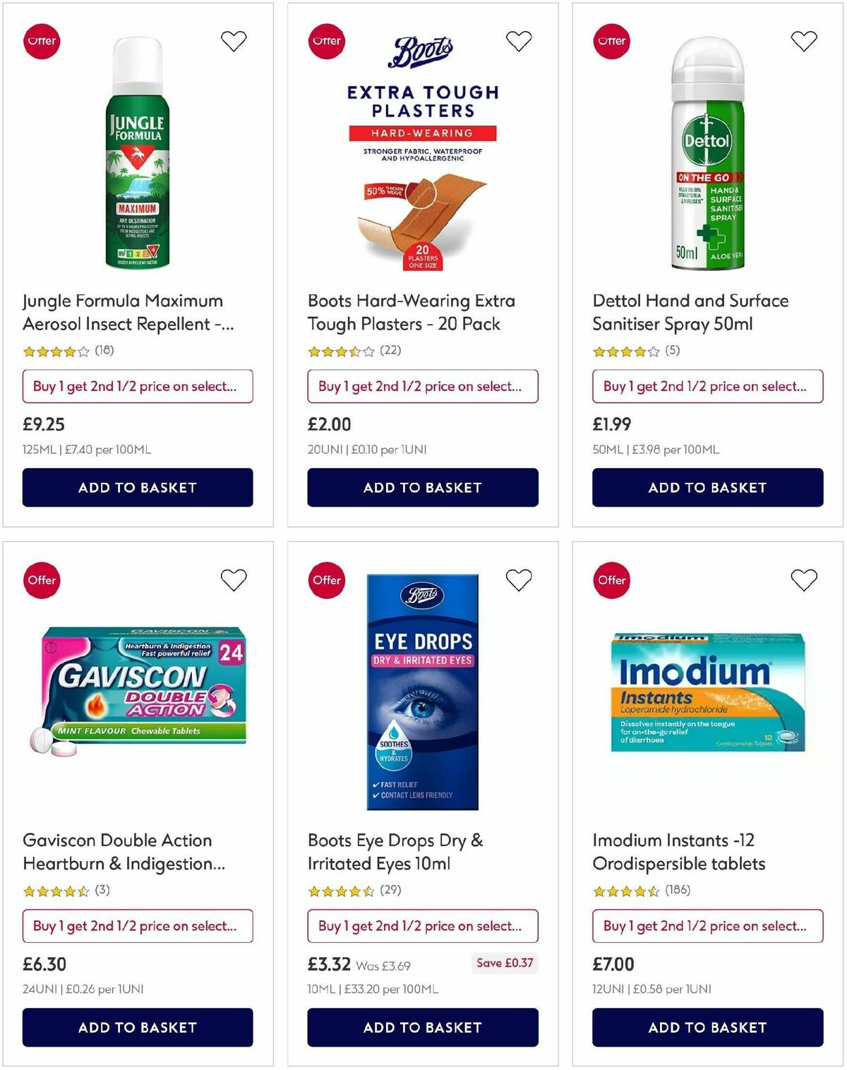 Boots Offers from 5 May