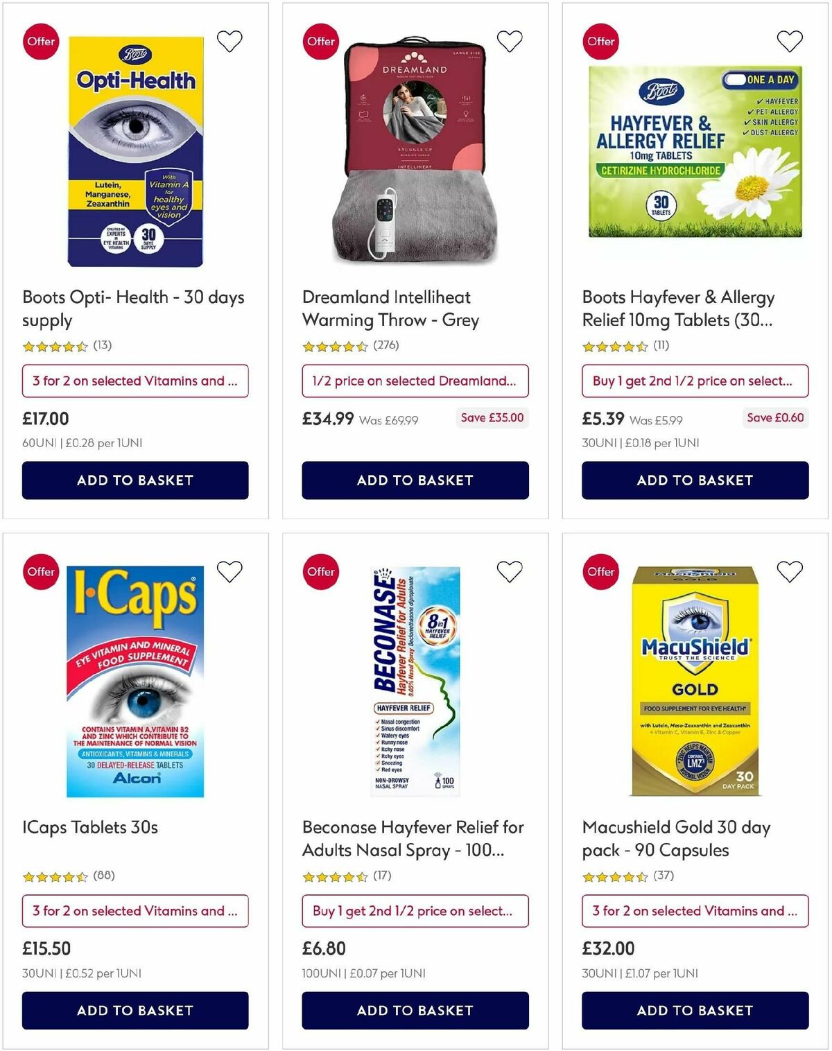 Boots Offers from 5 May