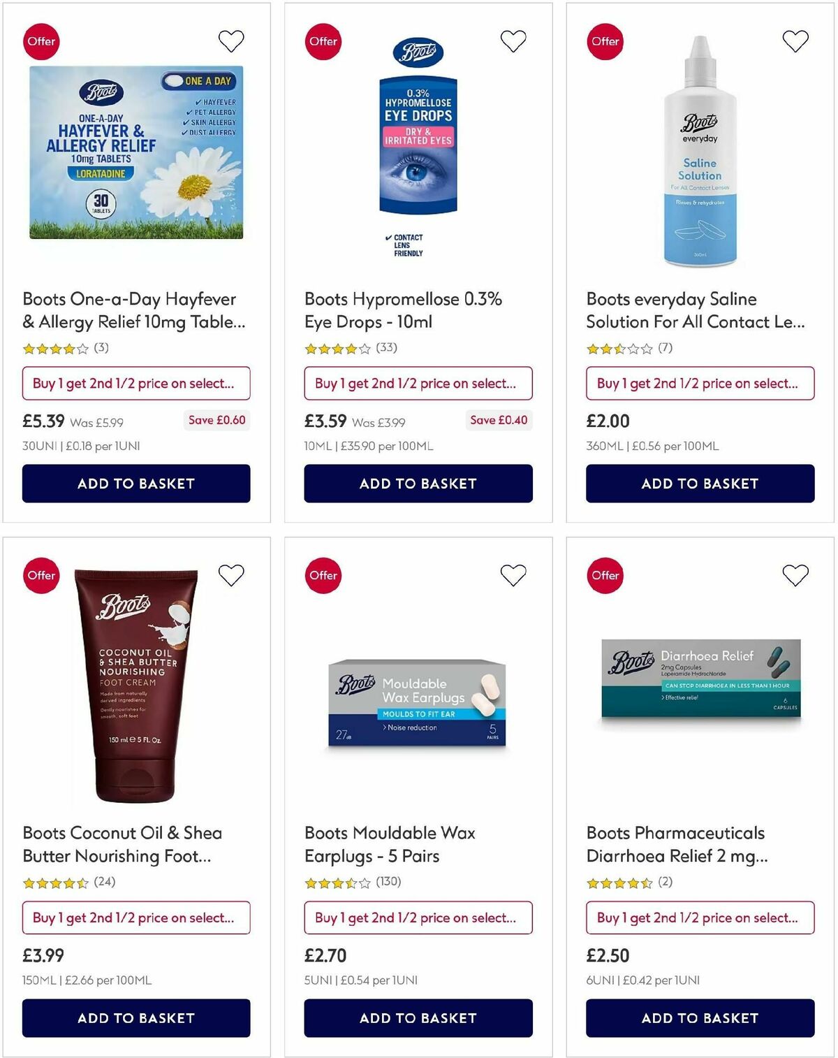 Boots Offers from 5 May