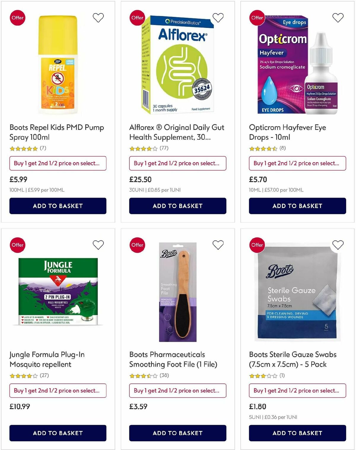 Boots Offers from 5 May