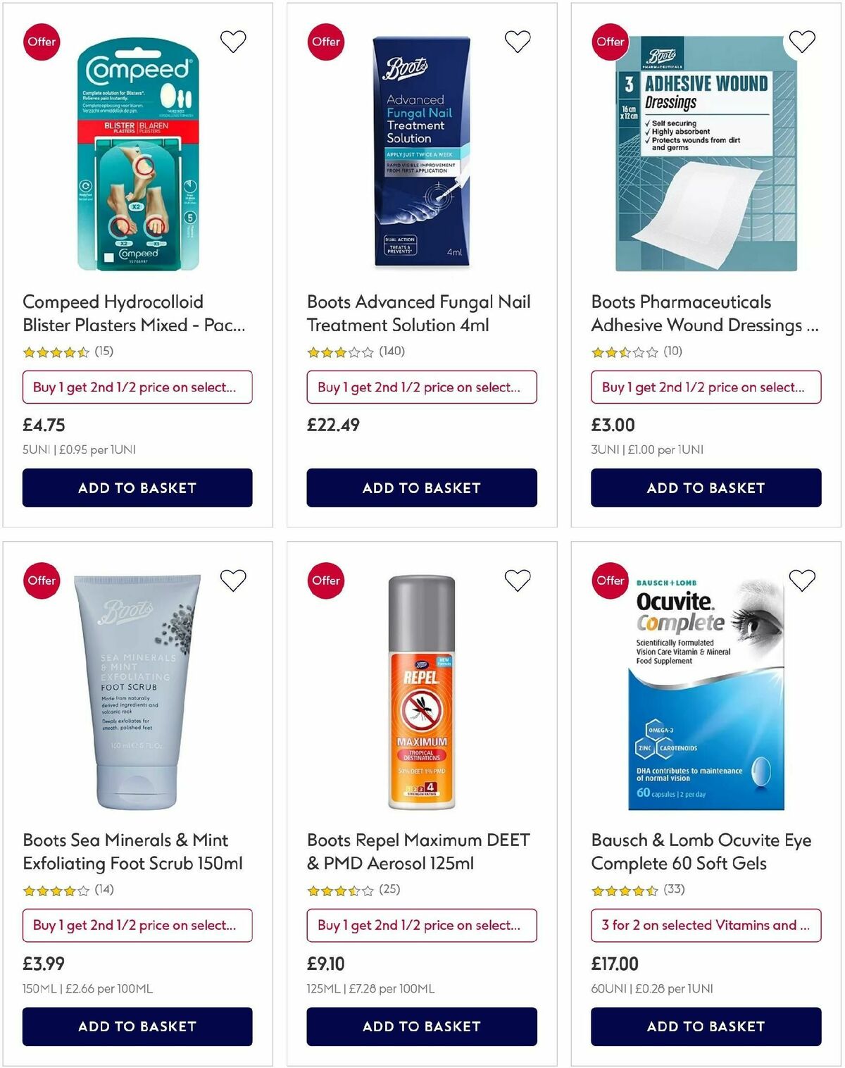 Boots Offers from 5 May