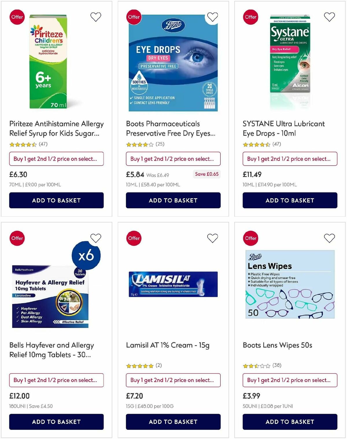 Boots Offers from 5 May