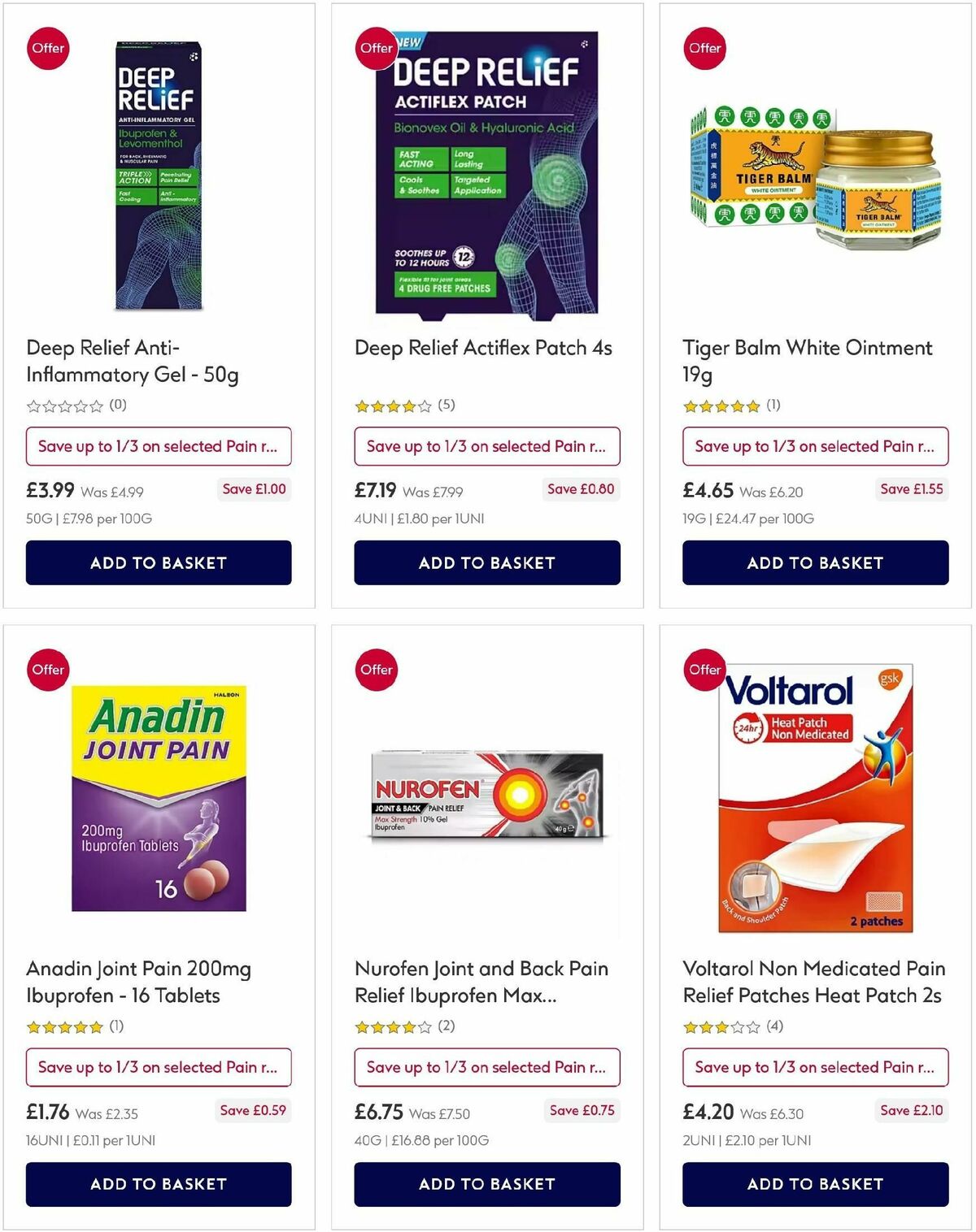 Boots Offers from 5 May