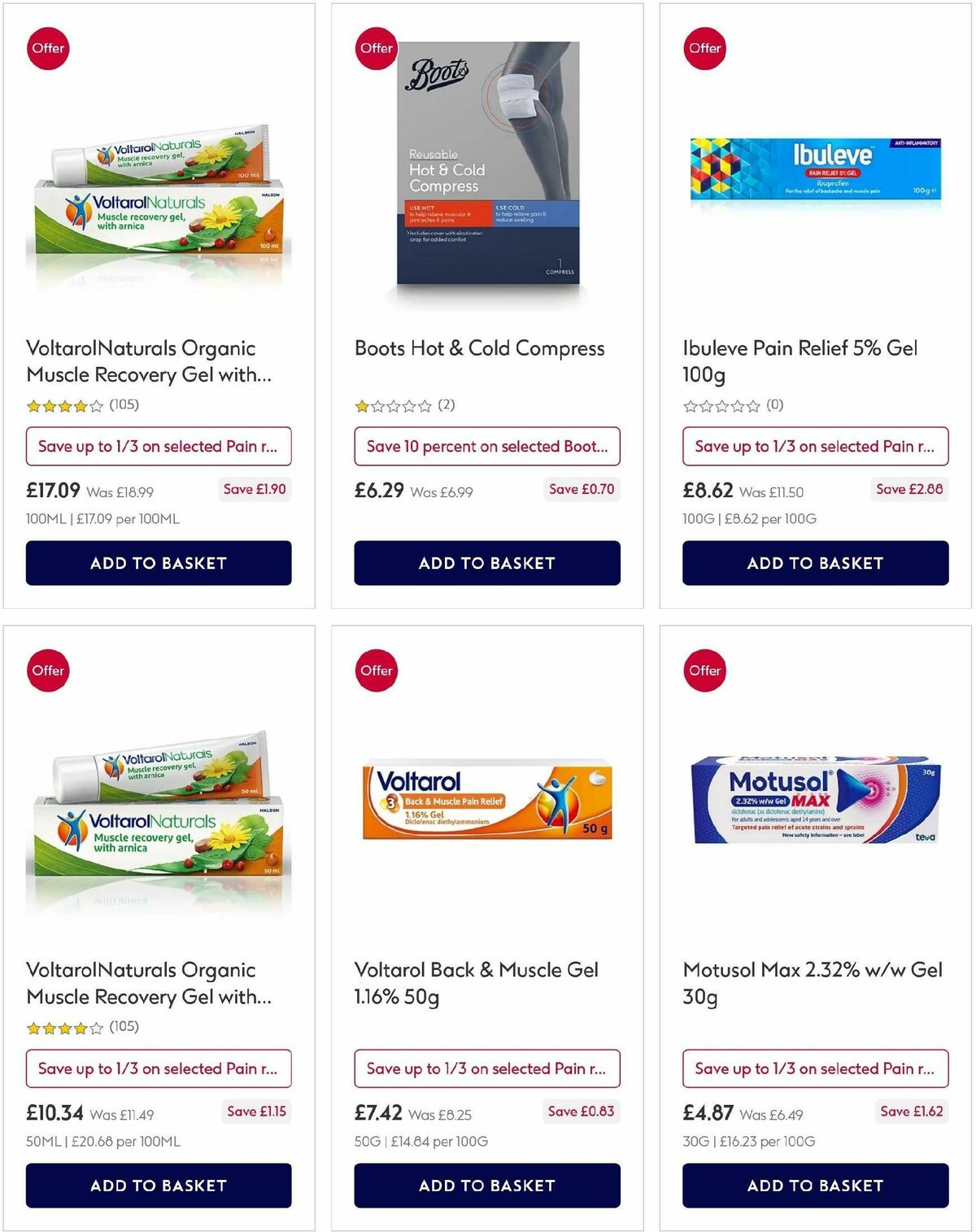 Boots Offers from 5 May