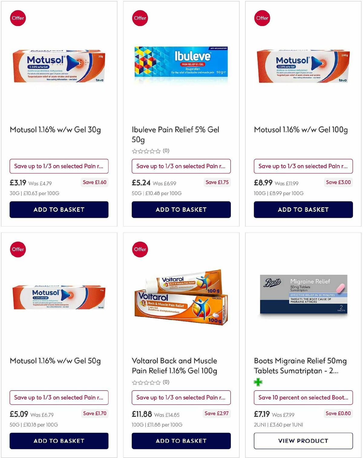 Boots Offers from 5 May