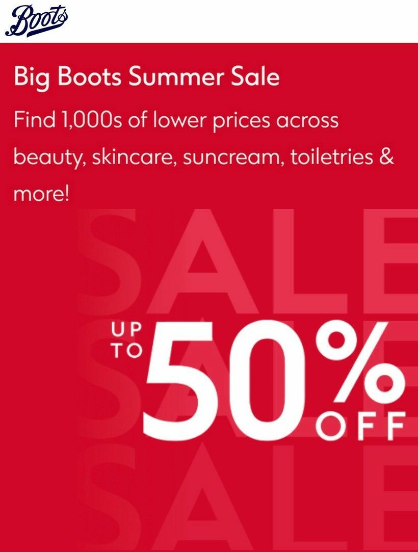 Boots Offers from 6 July