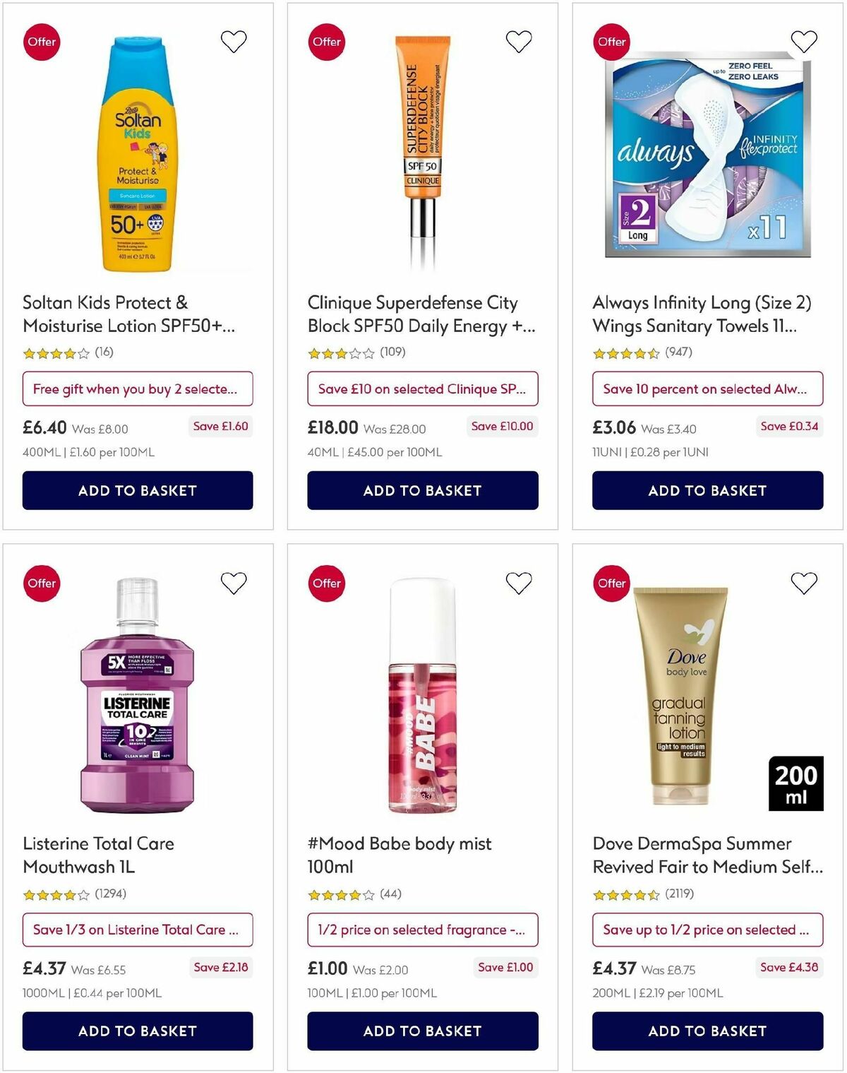 Boots Offers from 6 July