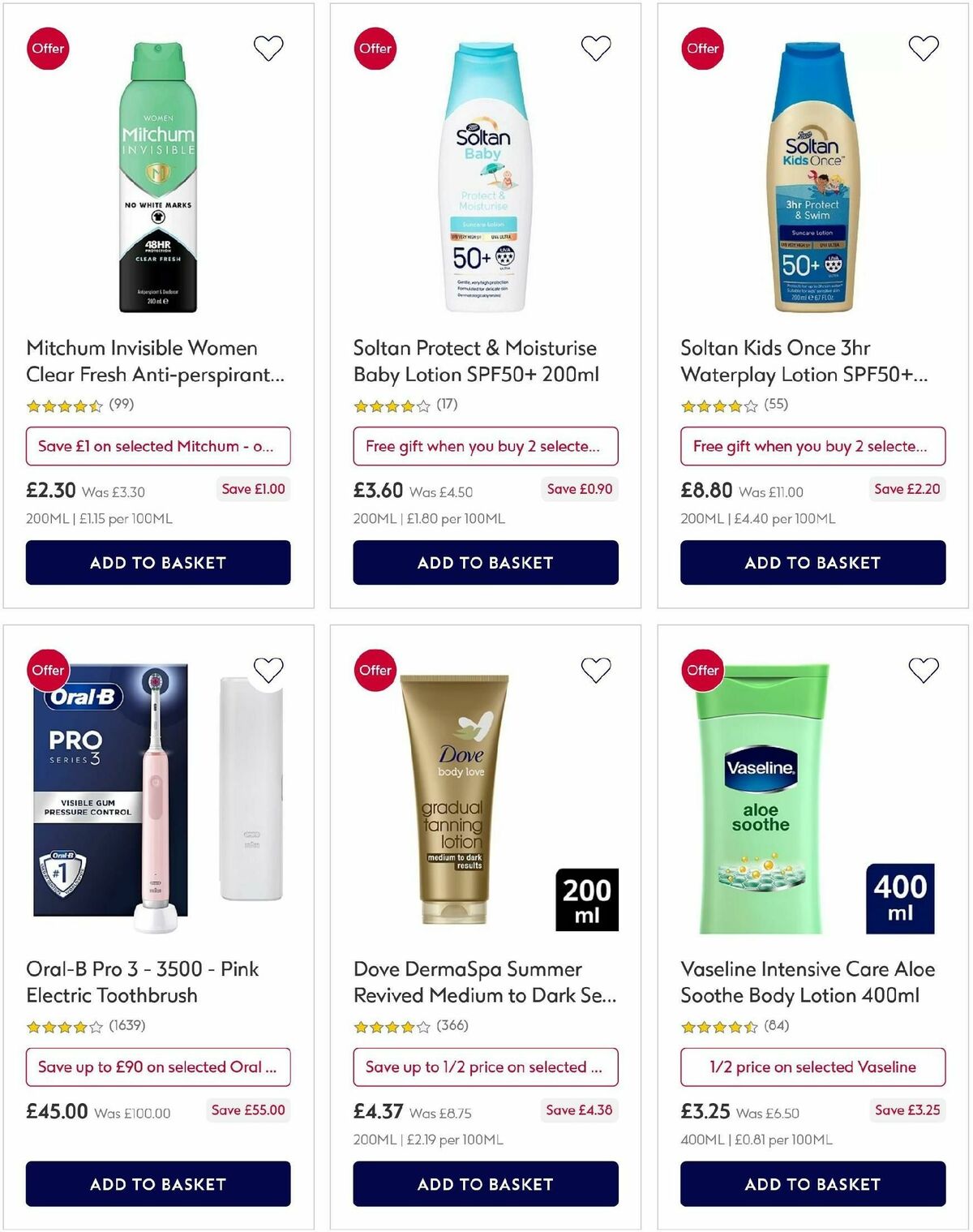 Boots Offers from 6 July