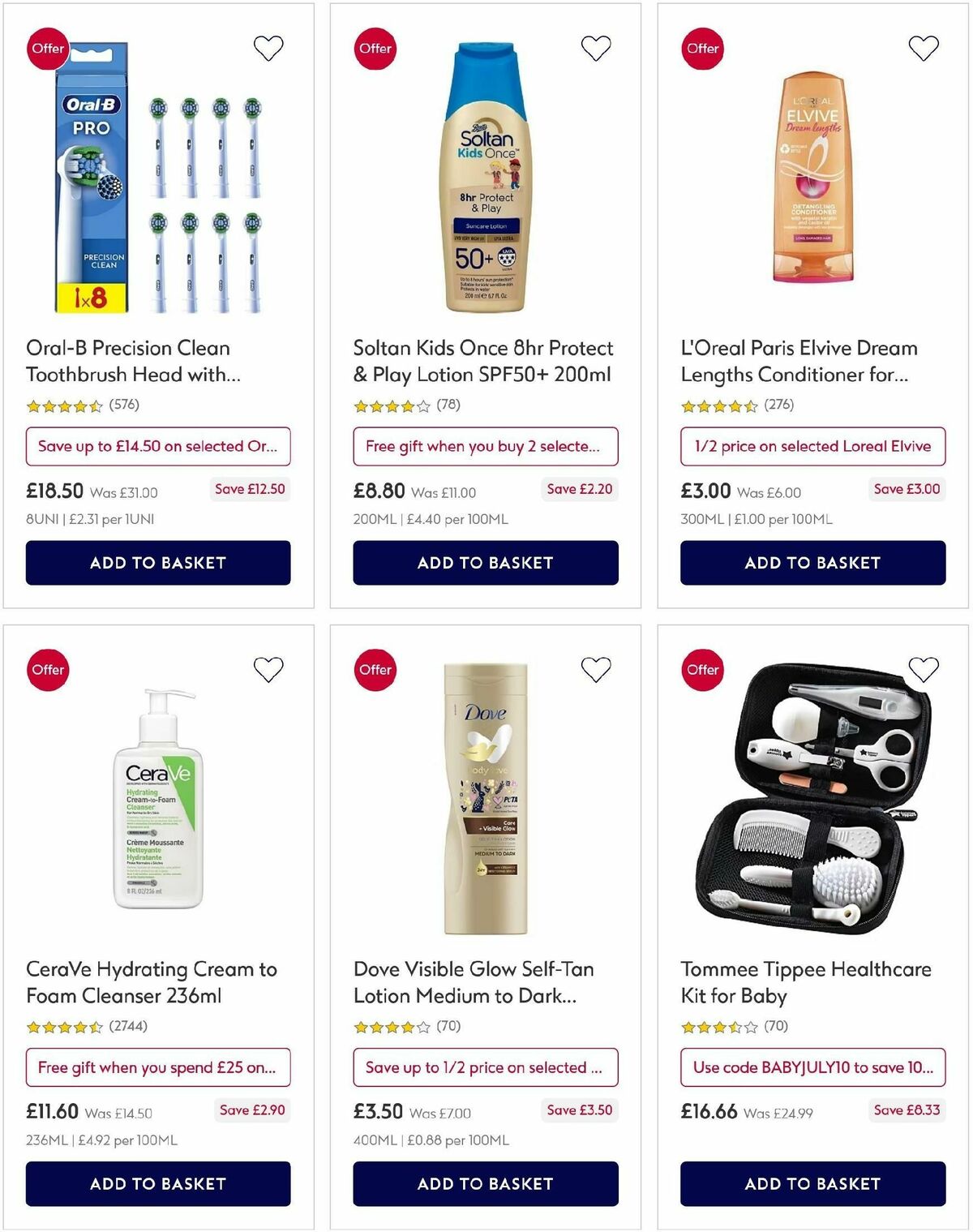 Boots Offers from 6 July