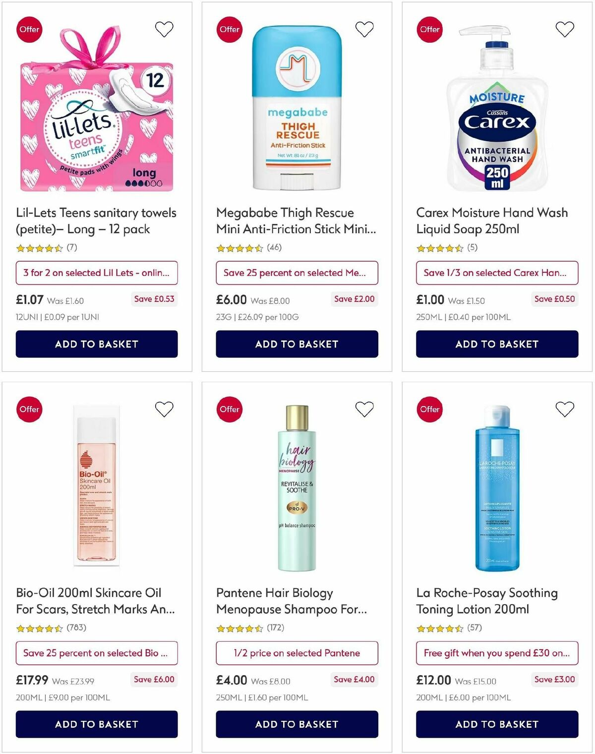 Boots Offers from 6 July