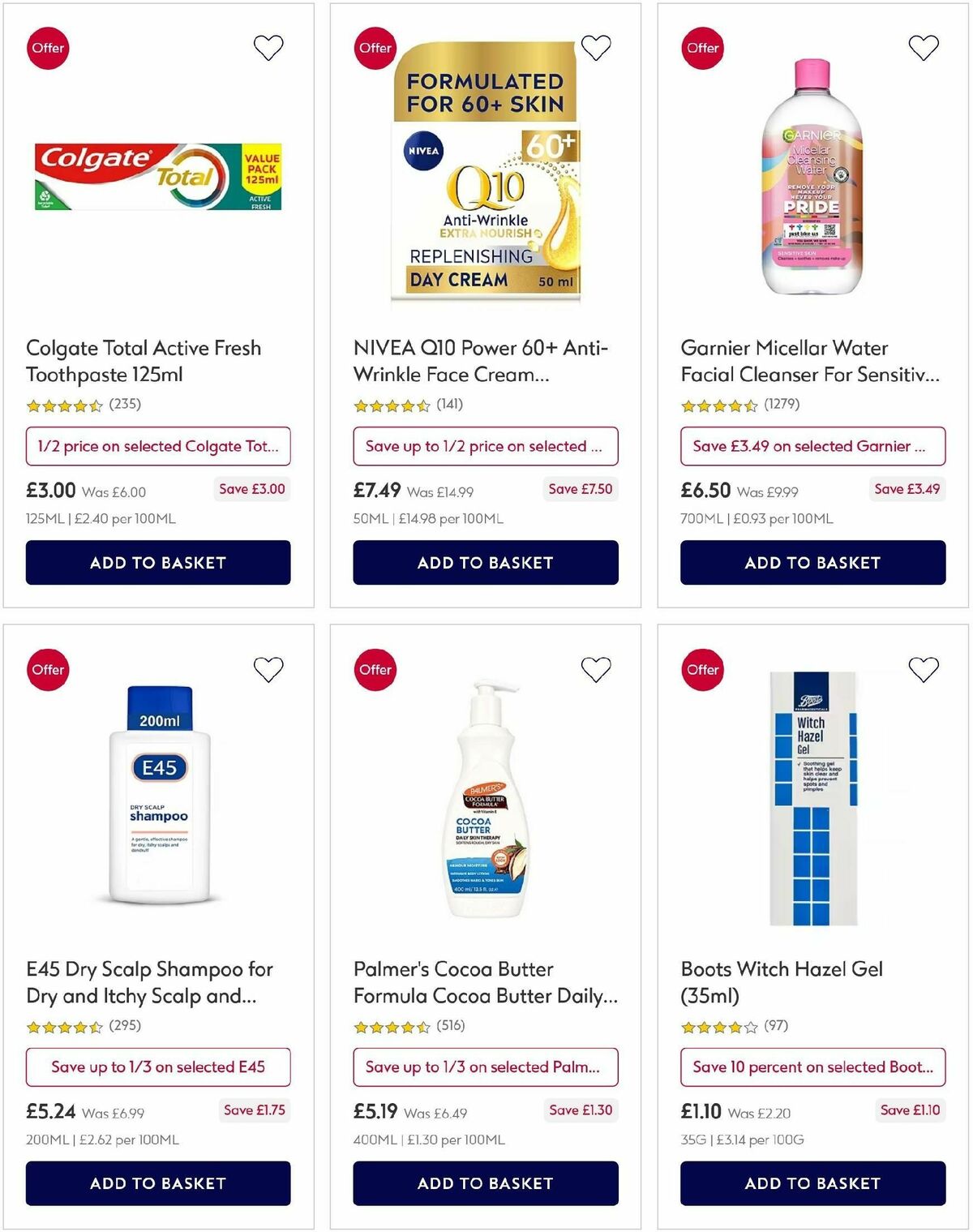 Boots Offers from 6 July