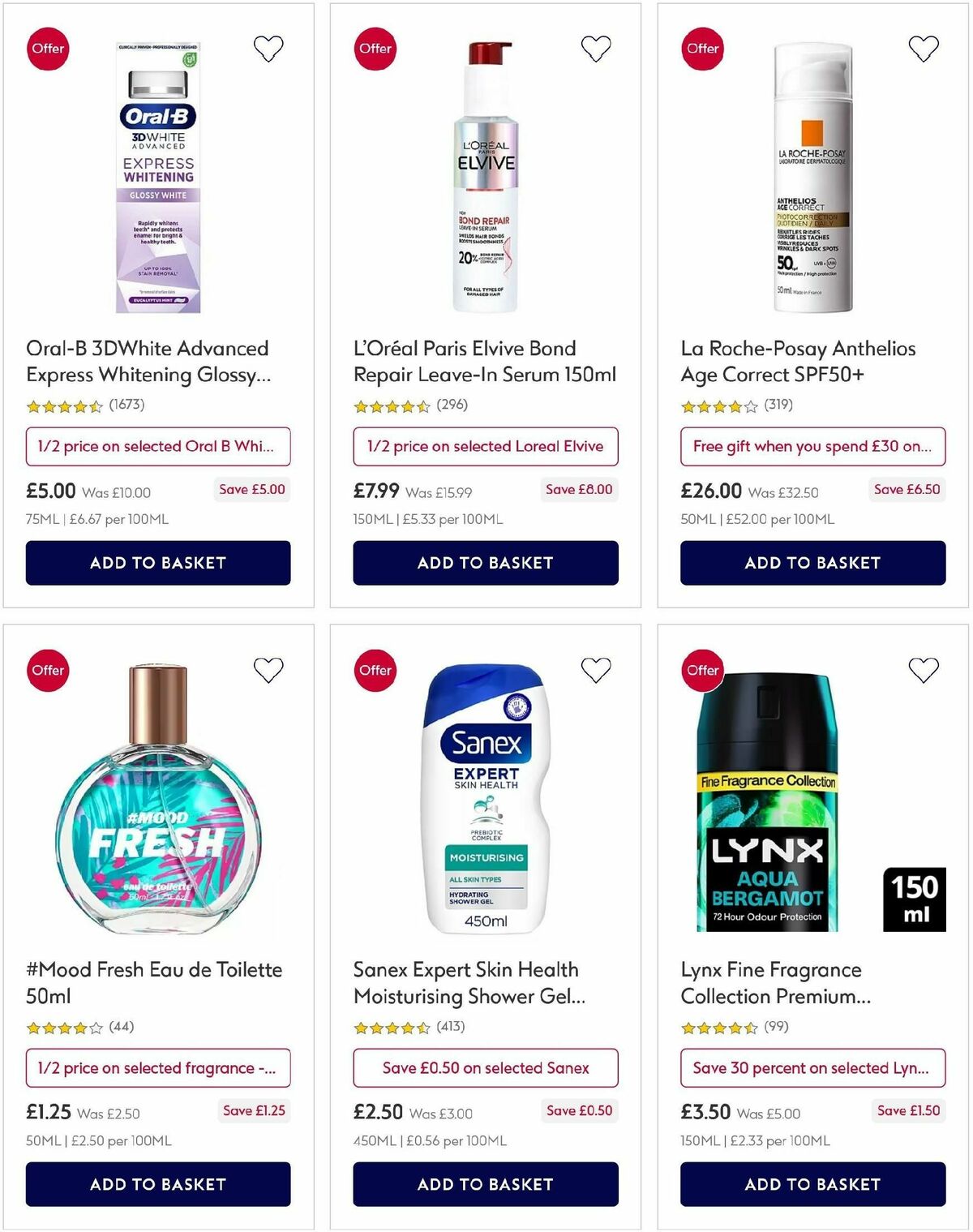 Boots Offers from 6 July