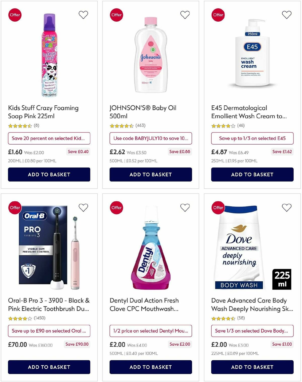 Boots Offers from 6 July