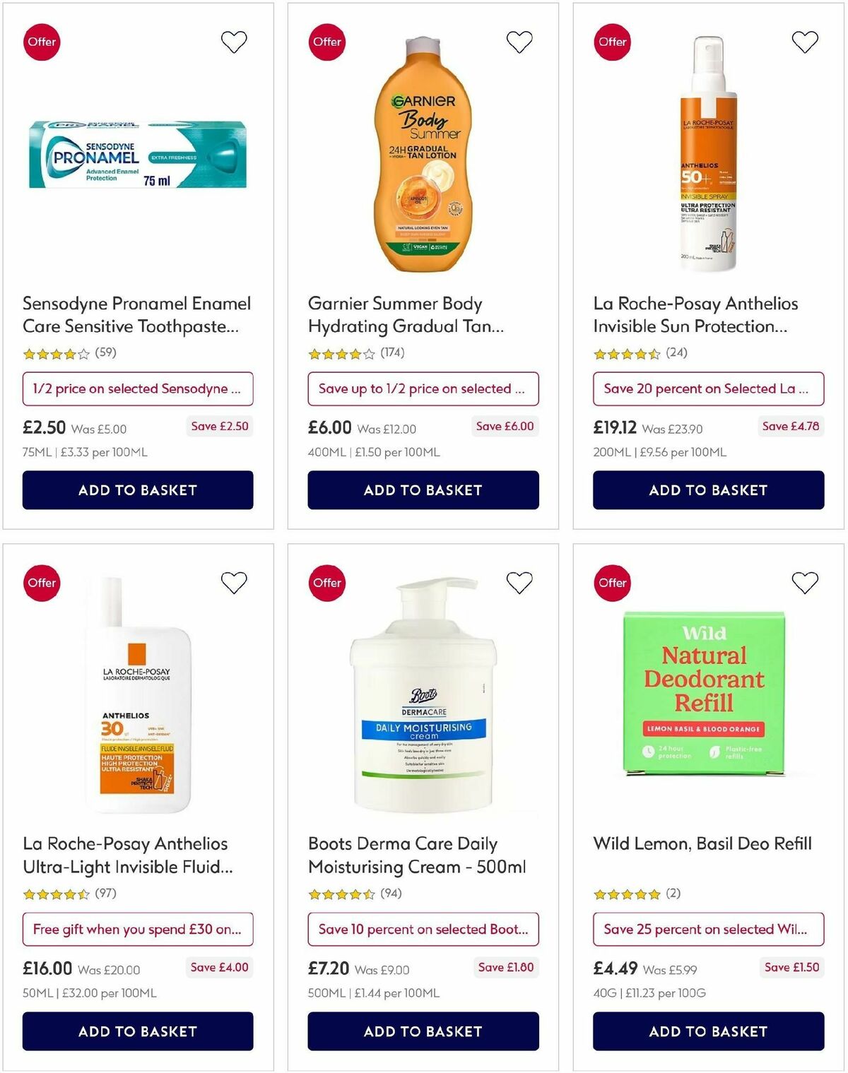 Boots Offers from 6 July