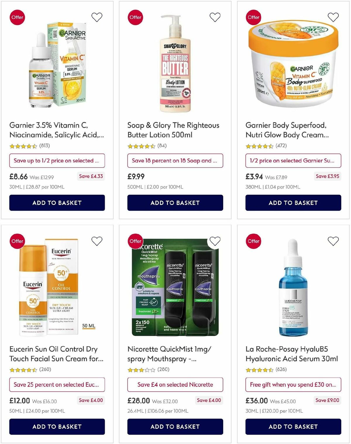 Boots Offers from 6 July