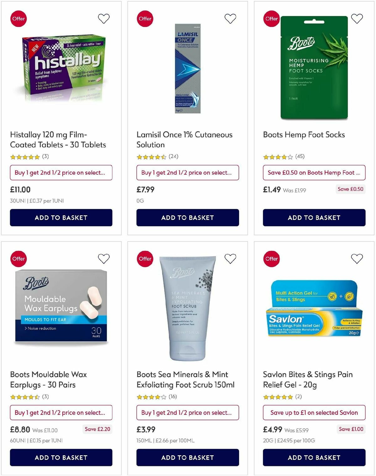 Boots Offers from 6 August