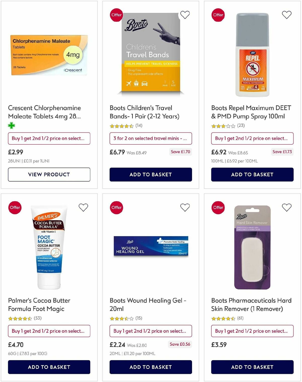 Boots Offers from 6 August