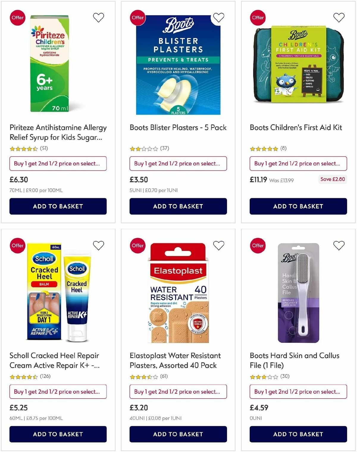 Boots Offers from 6 August