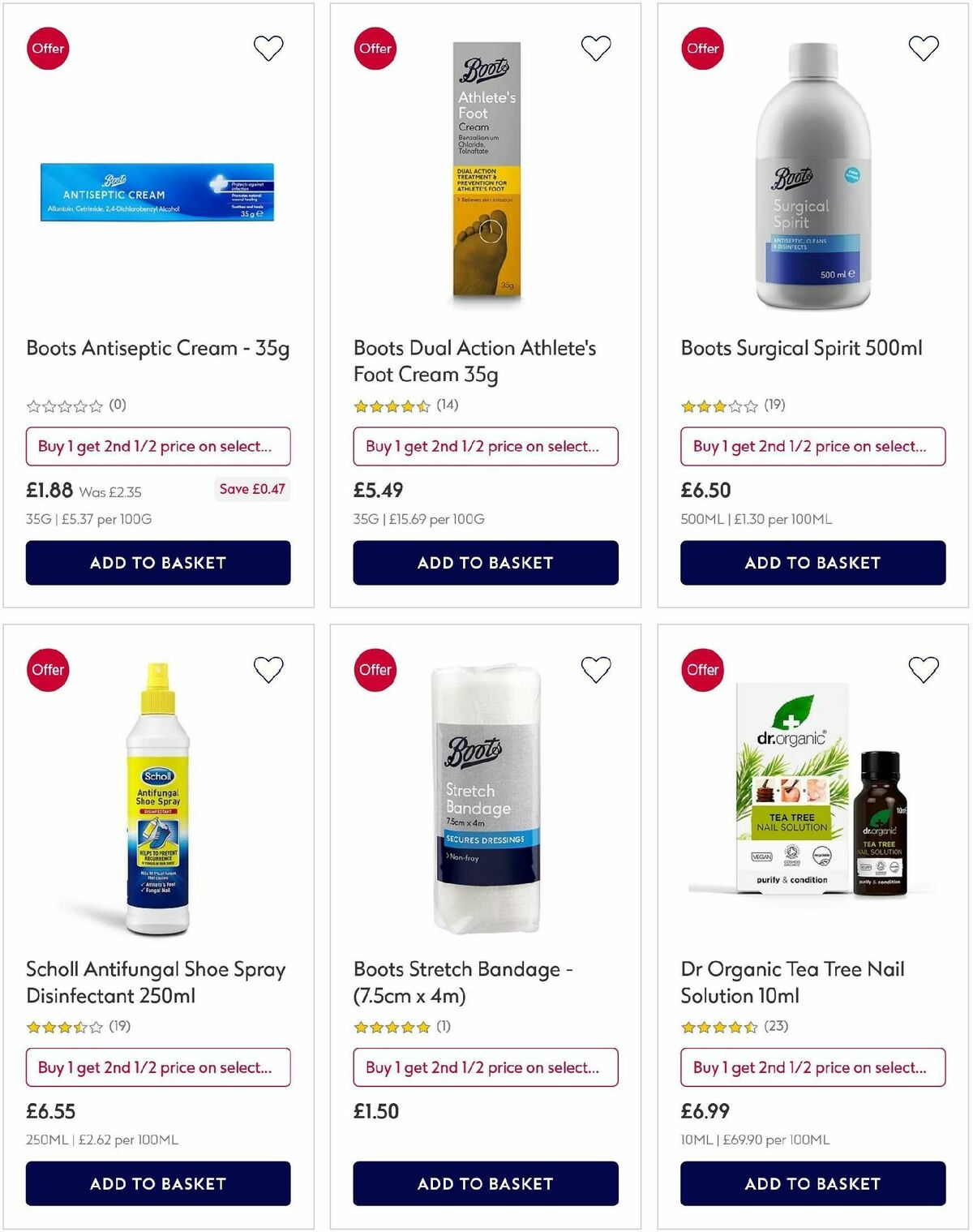 Boots Offers from 6 August