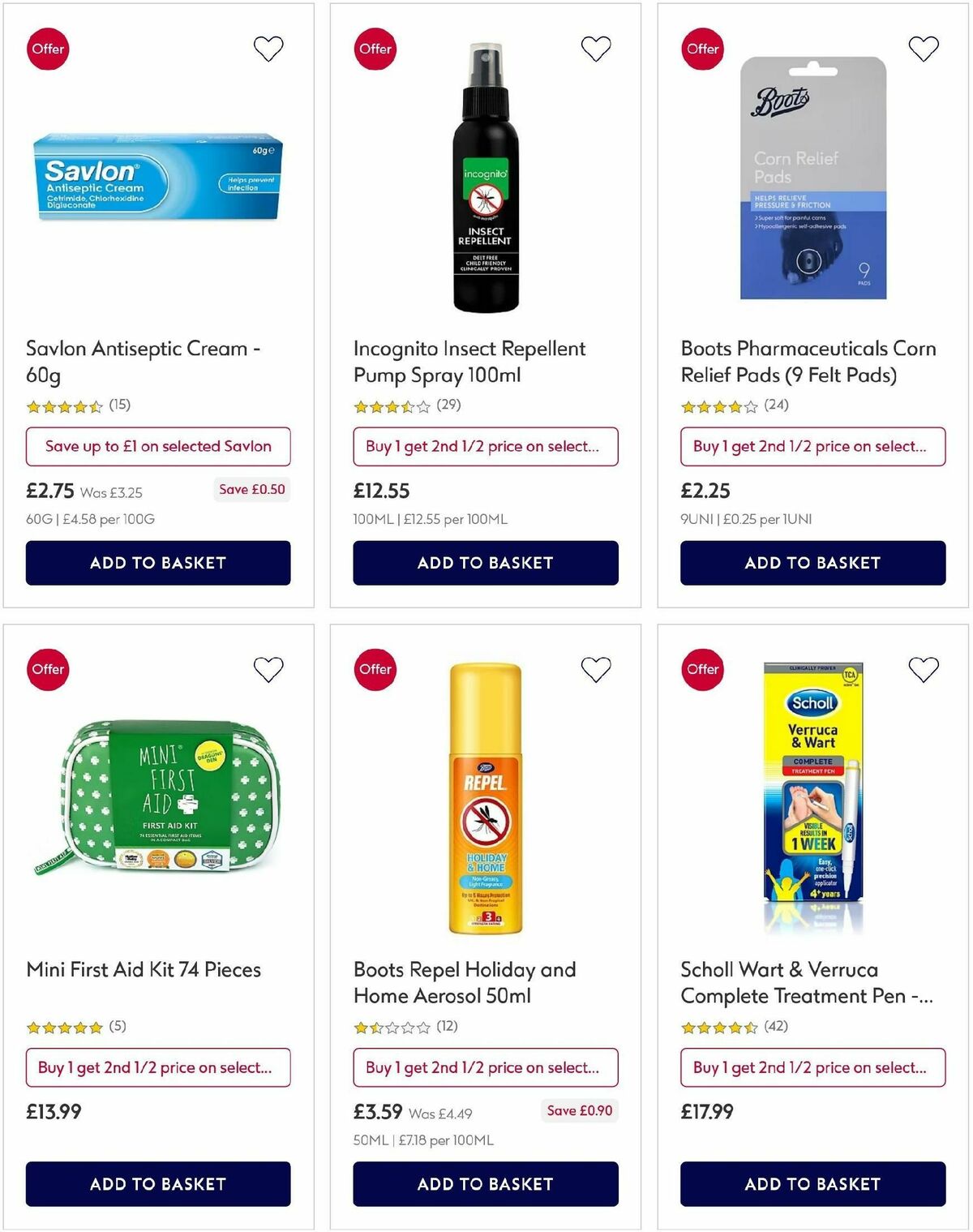 Boots Offers from 6 August