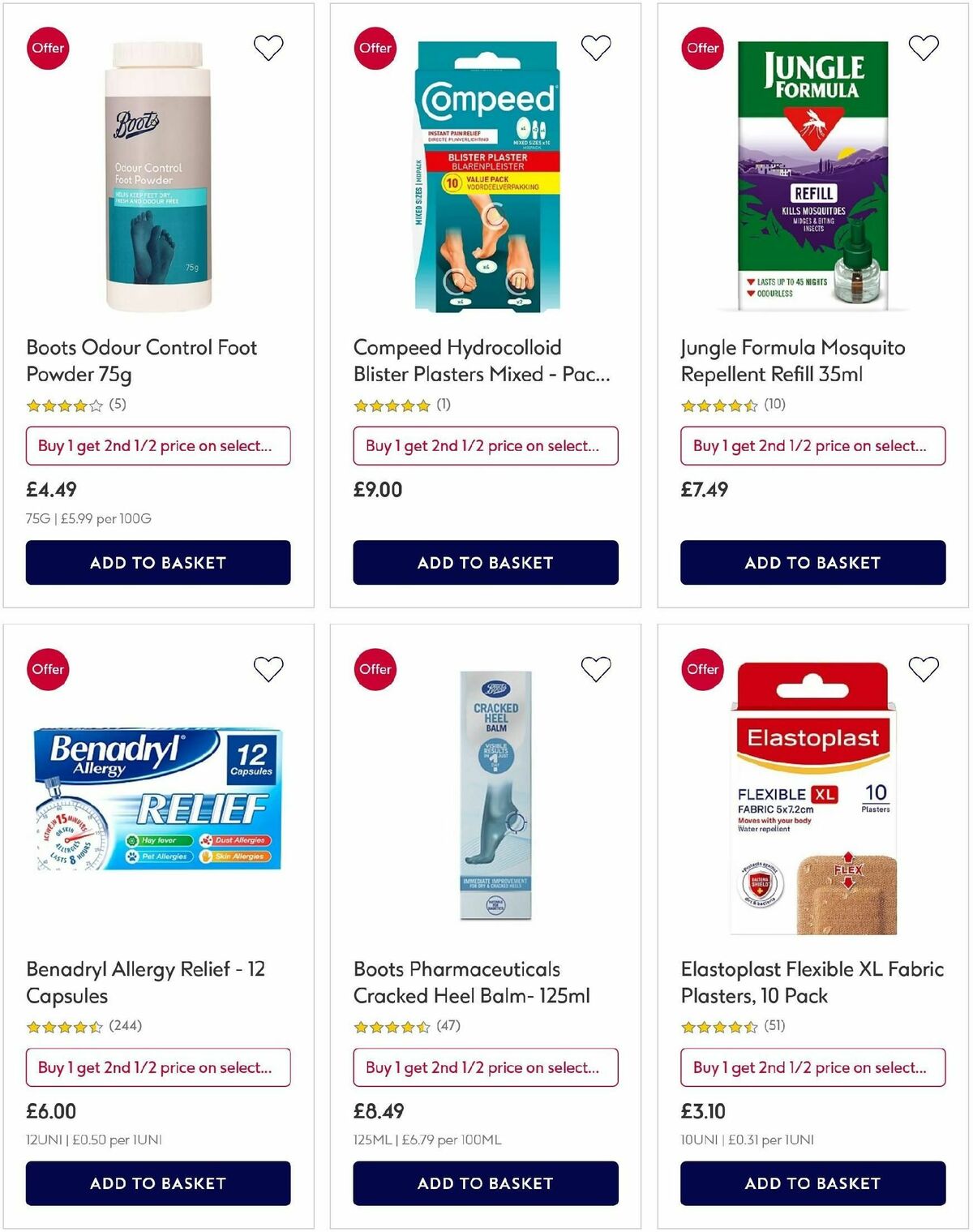 Boots Offers from 6 August