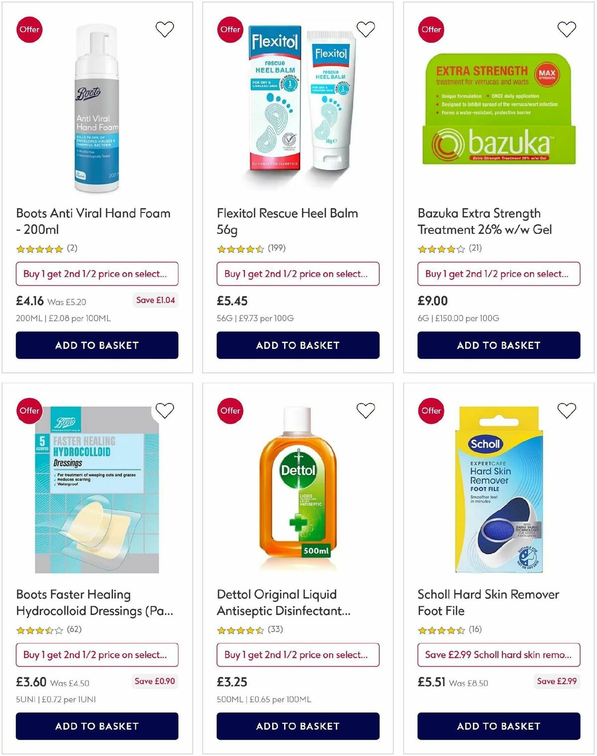 Boots Offers from 6 August