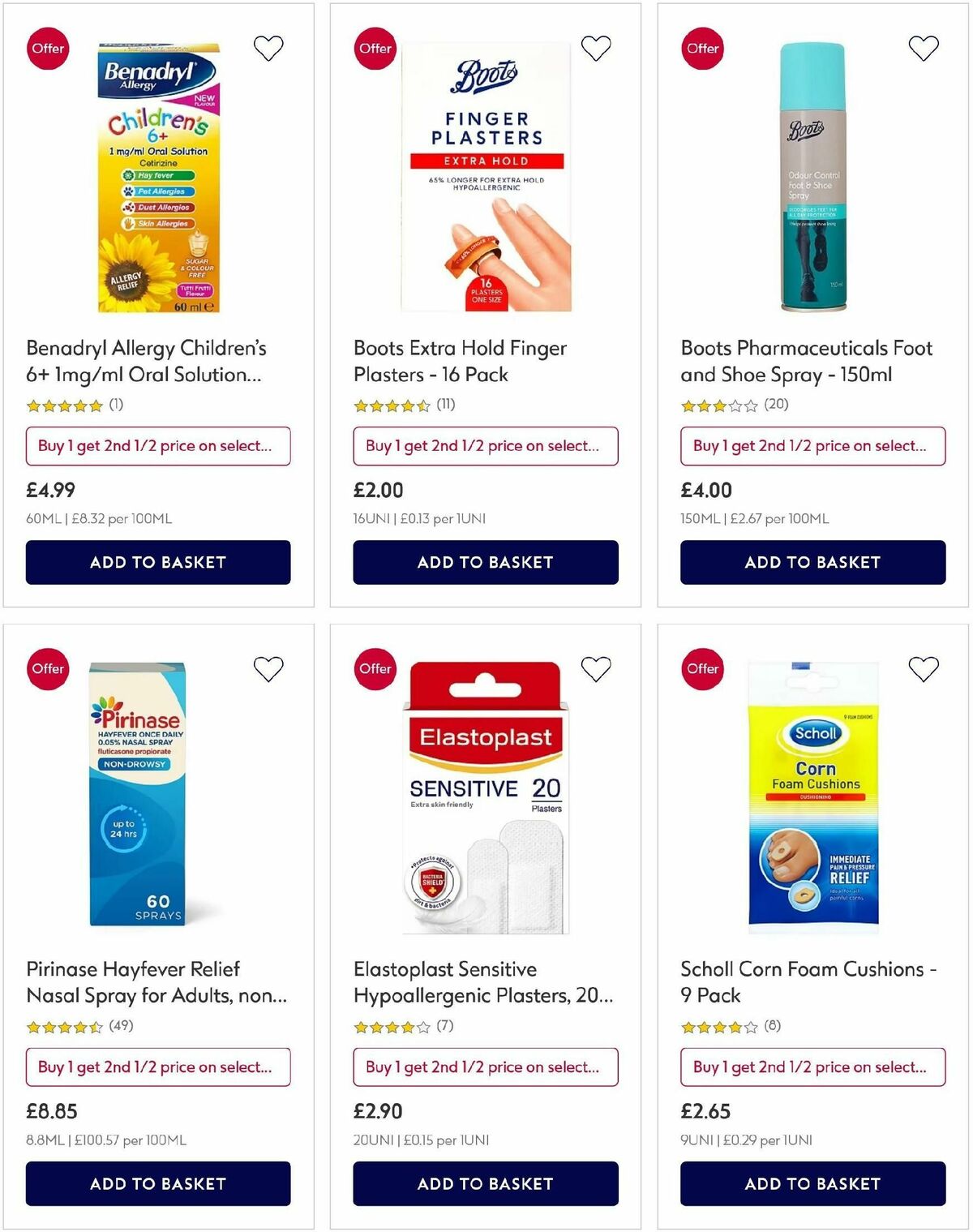 Boots Offers from 6 August