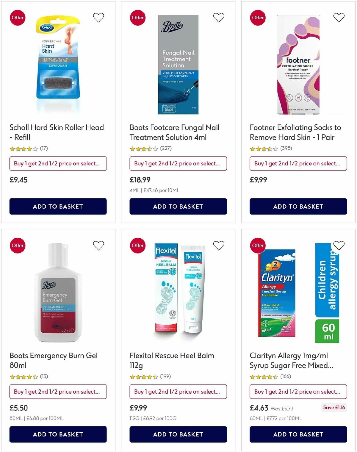 Boots Offers from 6 August