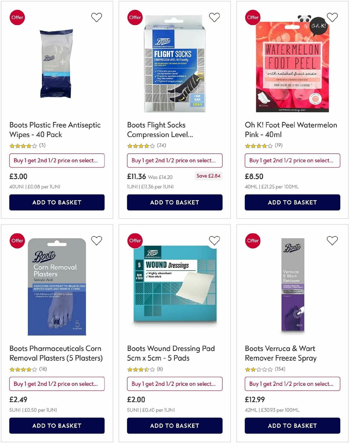 Boots Offers from 6 August